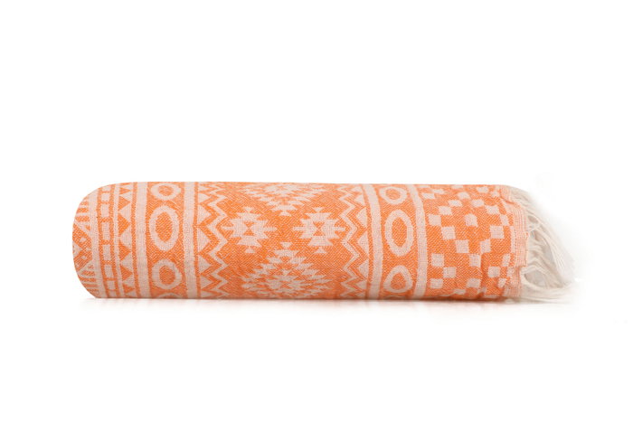 Mijölnir Toalla de Playa Fouta Cicim - Naranja Mijölnir Toalla de Playa Fouta Cicim - Naranja